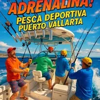 Imagen promocional de pesca deportiva en Puerto Vallarta